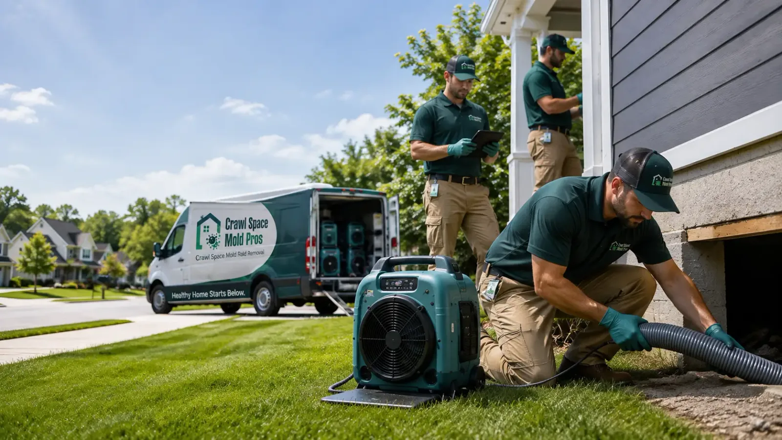Crawl Space Mold Removal in Dundee, OR
